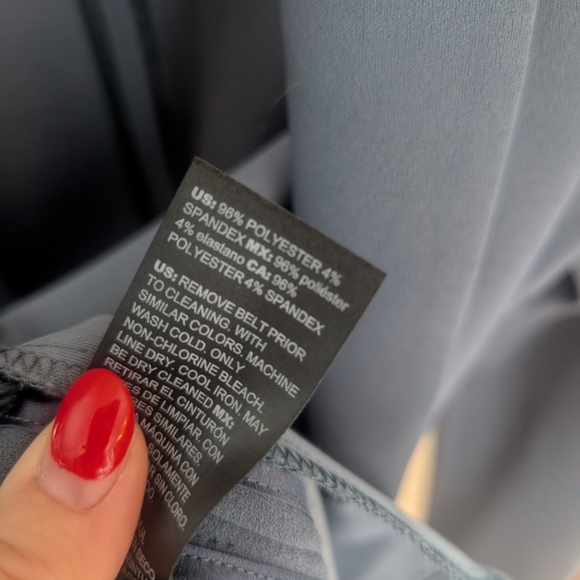 White House Black Market Dusty Blue Blazer - Picture 8 of 10